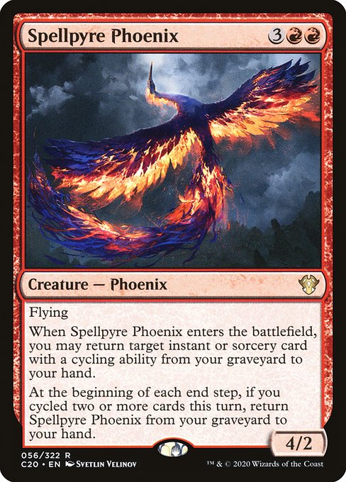 Spellpyre Phoenix highlighted card art