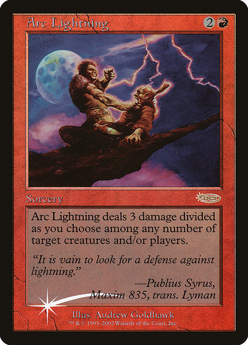 Arc Lightning from Arena League 2002