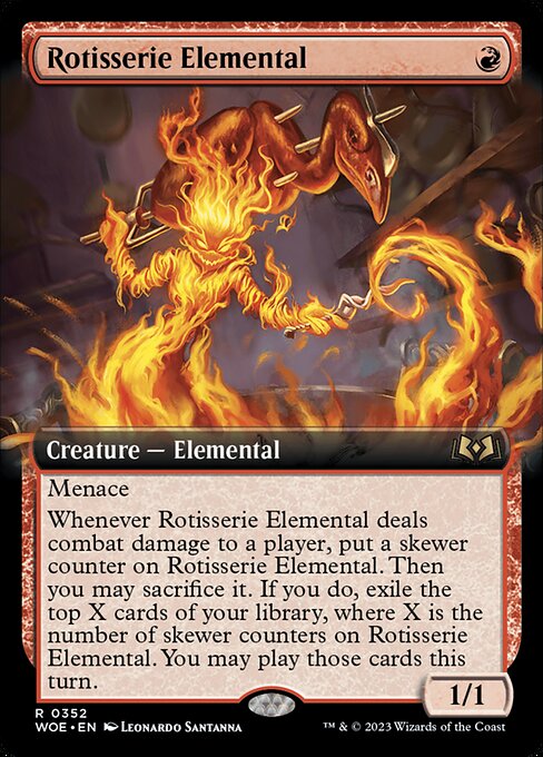 Rotisserie Elemental from Wilds of Eldraine