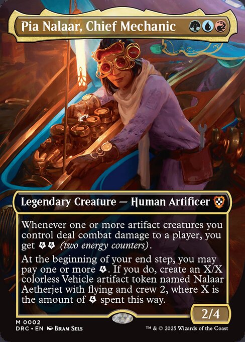 Pia Nalaar, Chief Mechanic highlighted card art