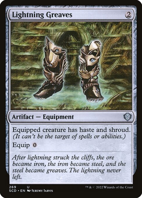 Lightning Greaves from Starter Commander Decks