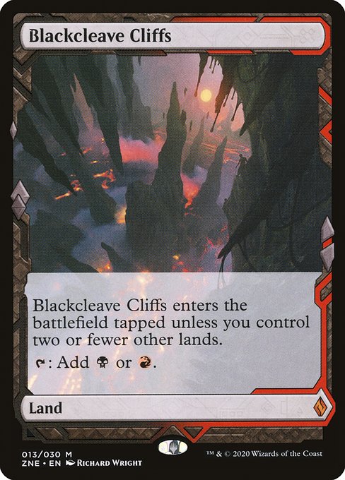 Blackcleave Cliffs from Zendikar Rising Expeditions