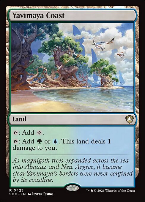 Yavimaya Coast highlighted card art