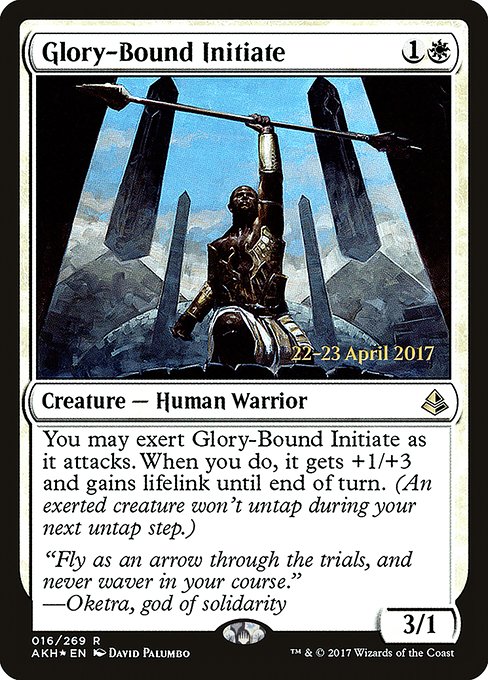 Glory-Bound Initiate from Amonkhet Promos