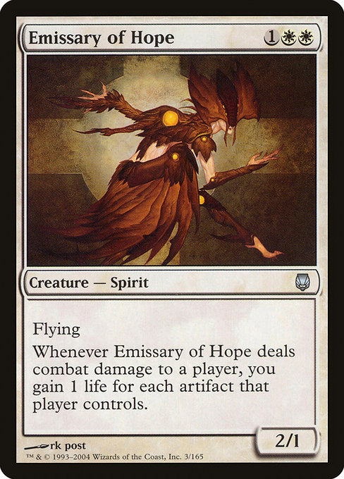 Emissary of Hope highlighted card art