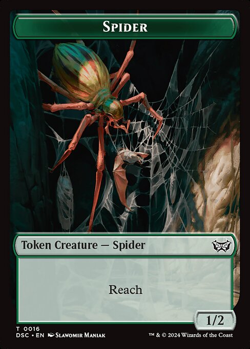 Spider from Duskmourn Commander Tokens