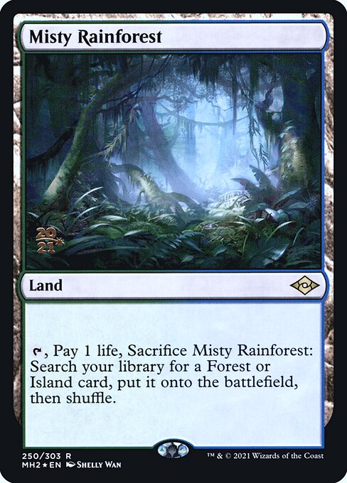 Misty Rainforest from Modern Horizons 2 Promos