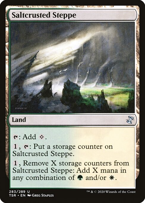 Saltcrusted Steppe highlighted card art