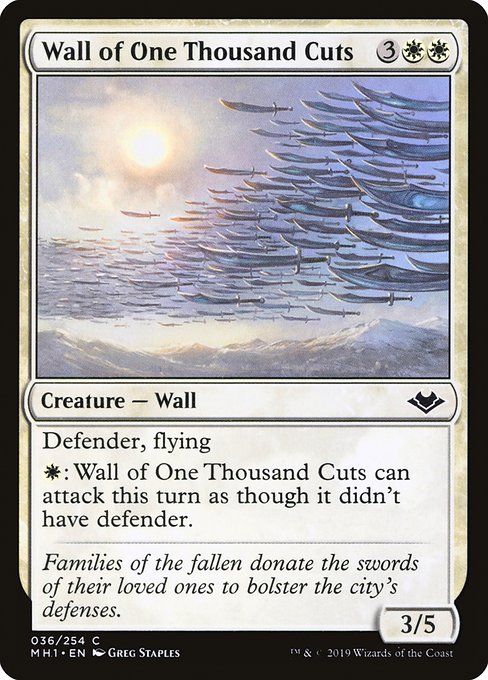Wall of One Thousand Cuts from Modern Horizons