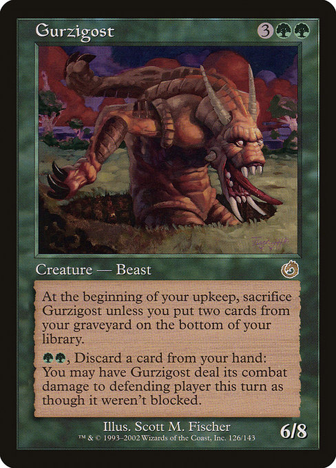 Gurzigost highlighted card art