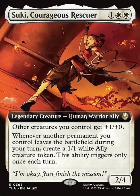 Suki, Courageous Rescuer from Avatar: The Last Airbender