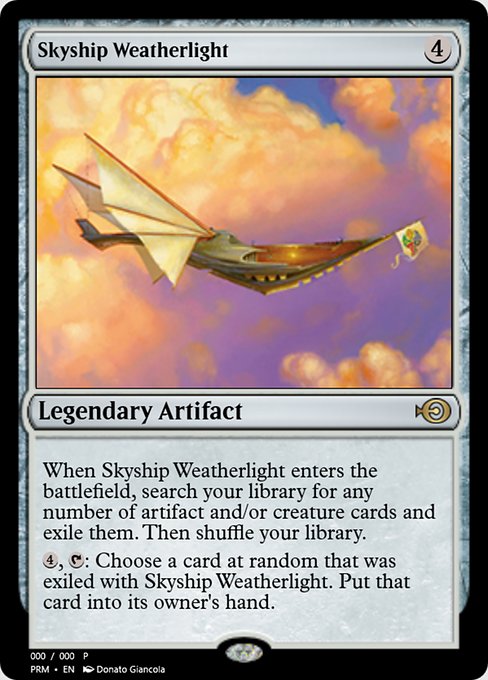 Skyship Weatherlight highlighted card art