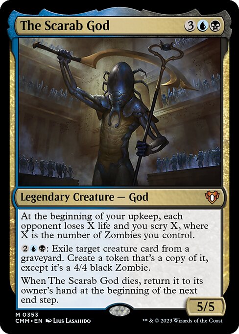 The Scarab God from Commander Masters