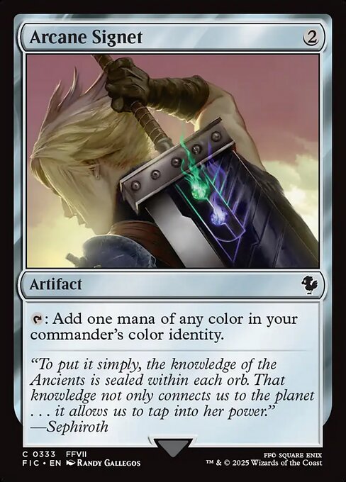 Arcane Signet from Final Fantasy Commander