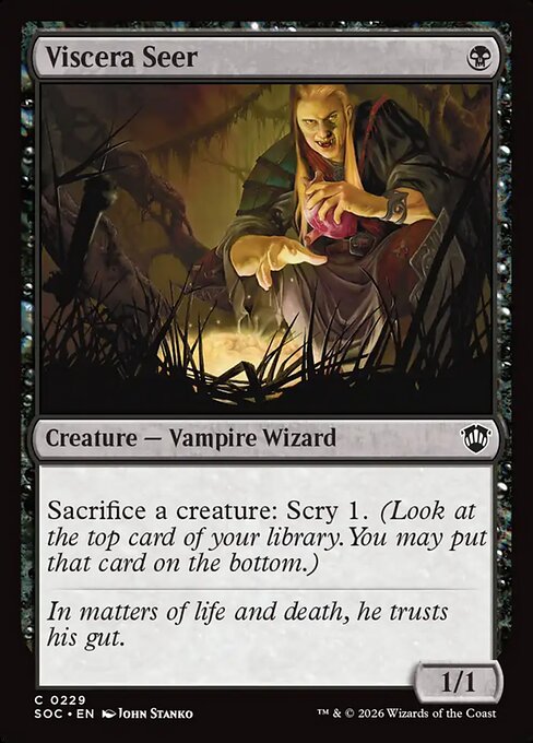 Viscera Seer from Secrets of Strixhaven Commander