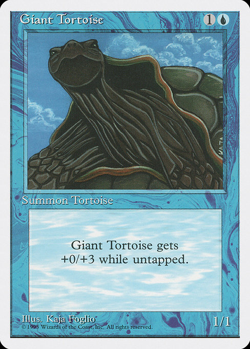 Giant Tortoise from Fourth Edition