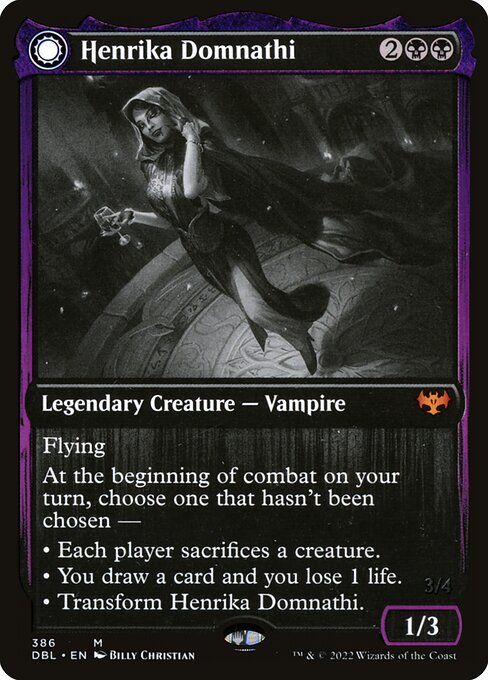 Henrika Domnathi // Henrika, Infernal Seer from Innistrad: Double Feature