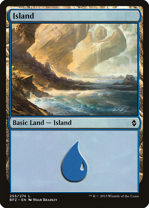 Island from Battle for Zendikar