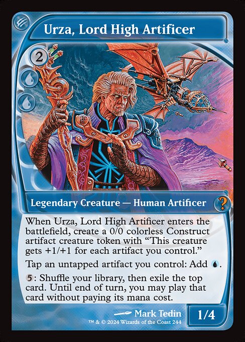 Urza, Lord High Artificer from Mystery Booster 2