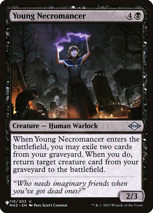 Young Necromancer highlighted card art