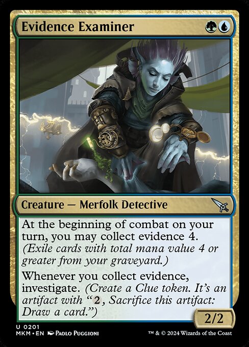 Evidence Examiner highlighted card art