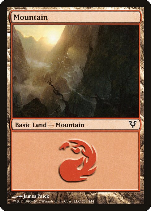 Mountain from Avacyn Restored
