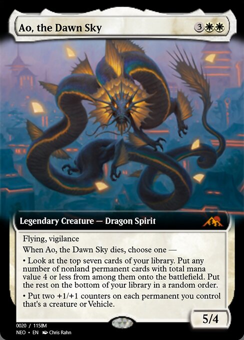 Ao, the Dawn Sky highlighted card art