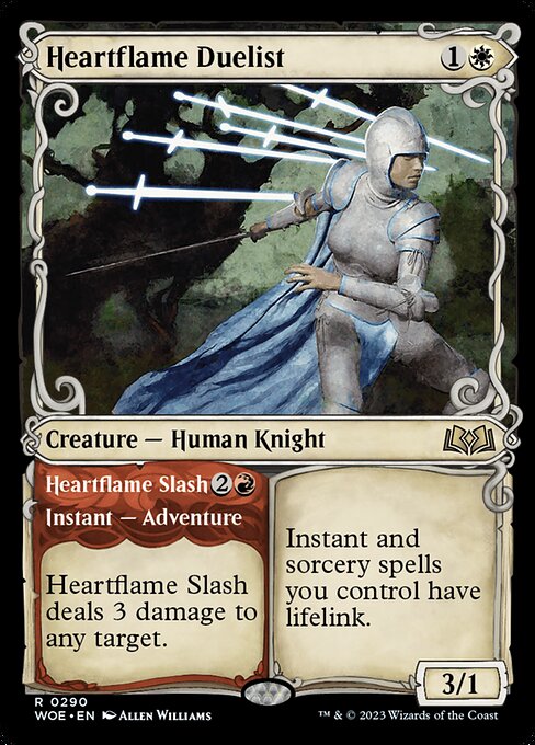 Heartflame Duelist // Heartflame Slash from Wilds of Eldraine