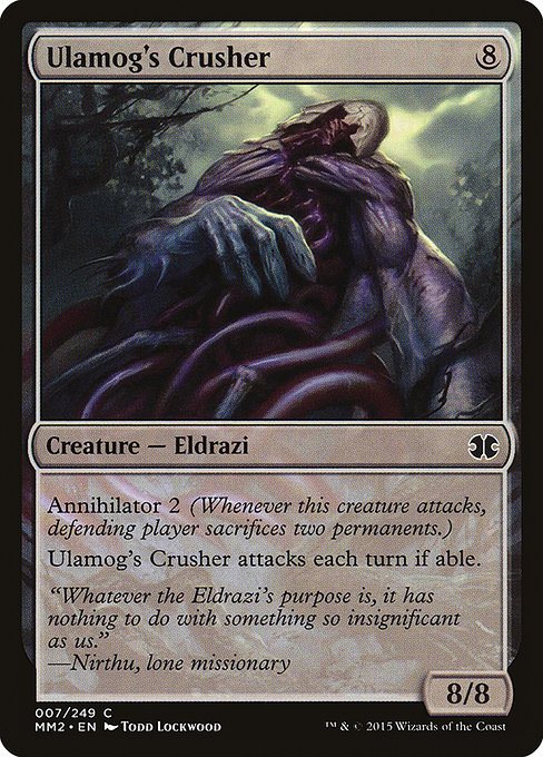 Ulamog's Crusher from Modern Masters 2015