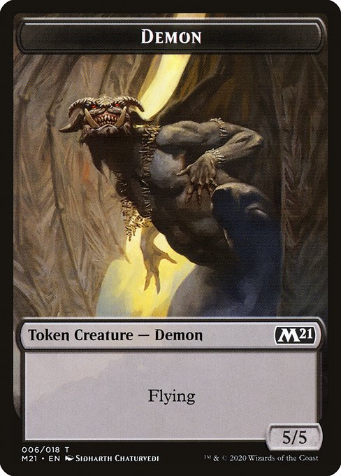 Demon from Core Set 2021 Tokens