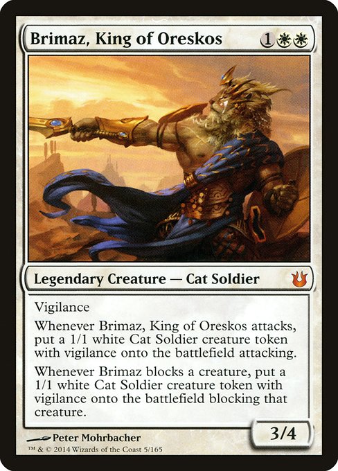 Brimaz, King of Oreskos from Born of the Gods