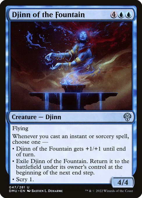 Djinn of the Fountain highlighted card art