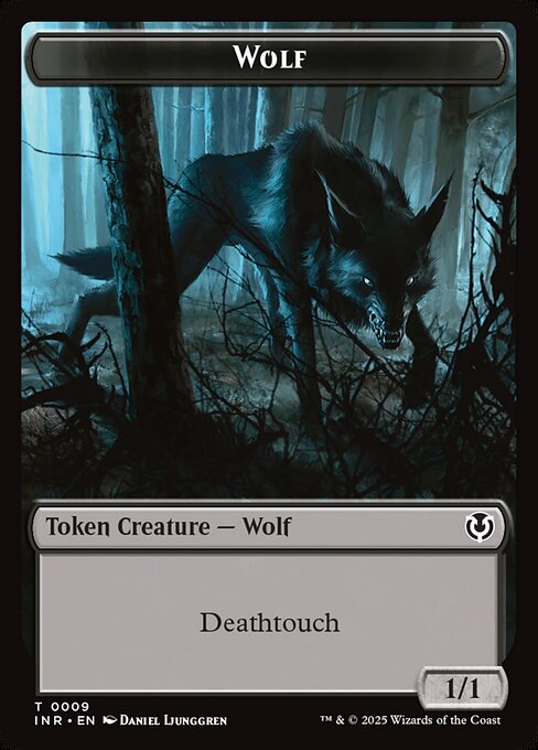 Wolf highlighted card art