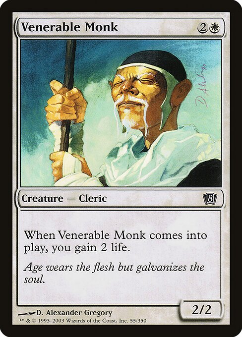 Venerable Monk from Eighth Edition
