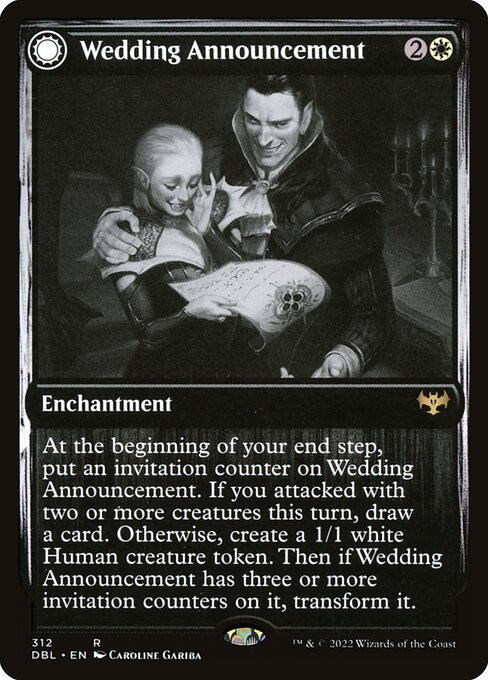 Wedding Announcement // Wedding Festivity from Innistrad: Double Feature