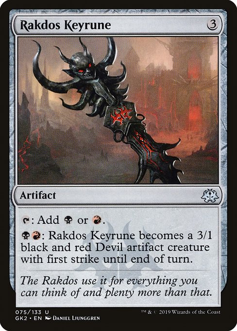 Rakdos Keyrune highlighted card art