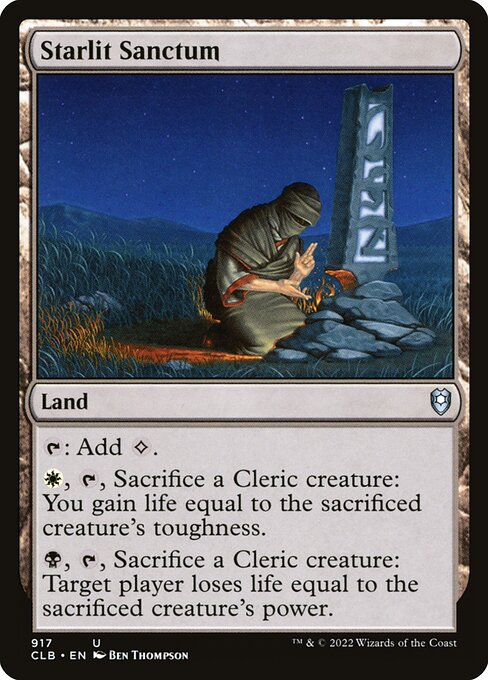 Starlit Sanctum highlighted card art