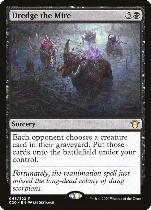 Dredge the Mire from Commander 2020