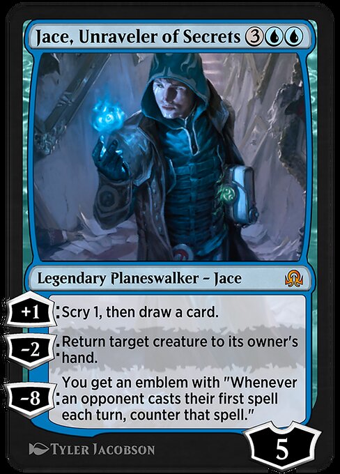 Jace, Unraveler of Secrets from Shadows over Innistrad Remastered