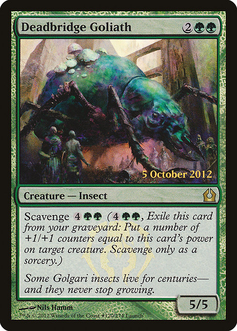 Deadbridge Goliath from Return to Ravnica Promos