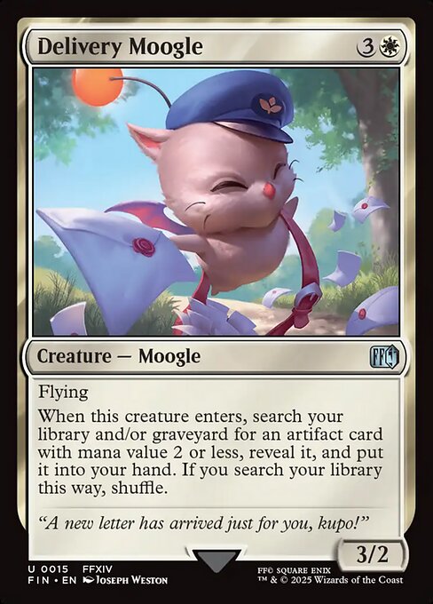 Delivery Moogle highlighted card art