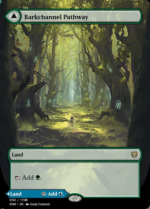 Barkchannel Pathway // Tidechannel Pathway from Magic Online Promos
