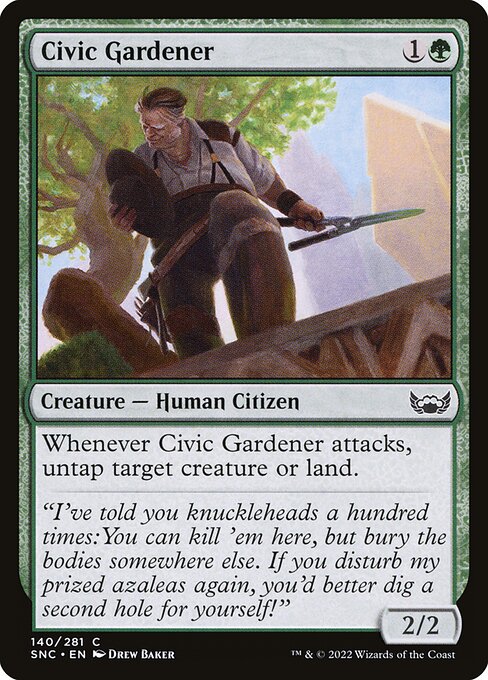 Civic Gardener highlighted card art