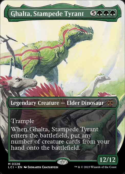 Ghalta, Stampede Tyrant from The Lost Caverns of Ixalan
