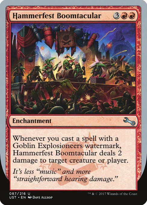 Hammerfest Boomtacular highlighted card art