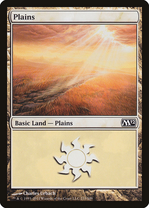 Plains from Magic 2012
