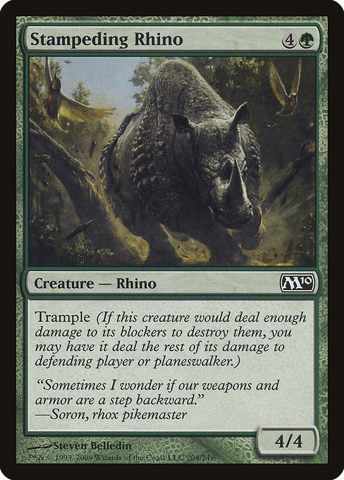 Stampeding Rhino from Magic 2010
