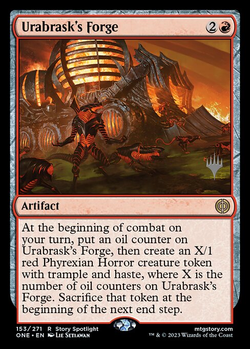 Urabrask's Forge from Phyrexia: All Will Be One Promos