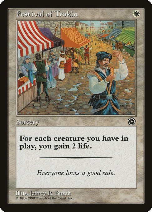 Festival of Trokin highlighted card art
