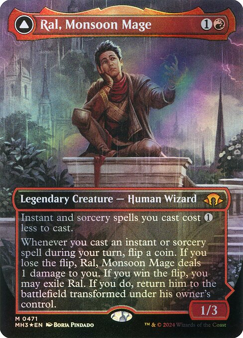 Ral, Monsoon Mage // Ral, Leyline Prodigy from Modern Horizons 3